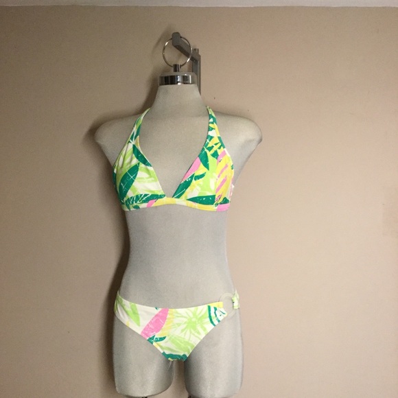 Multicolour two pieces Bikini Swimsuit Size M - Picture 5 of 8
